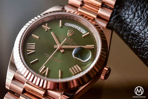 rolex green dail|green dial rolex president name.